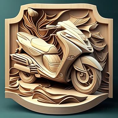 3D model Suzuki Burgman 200 (STL)